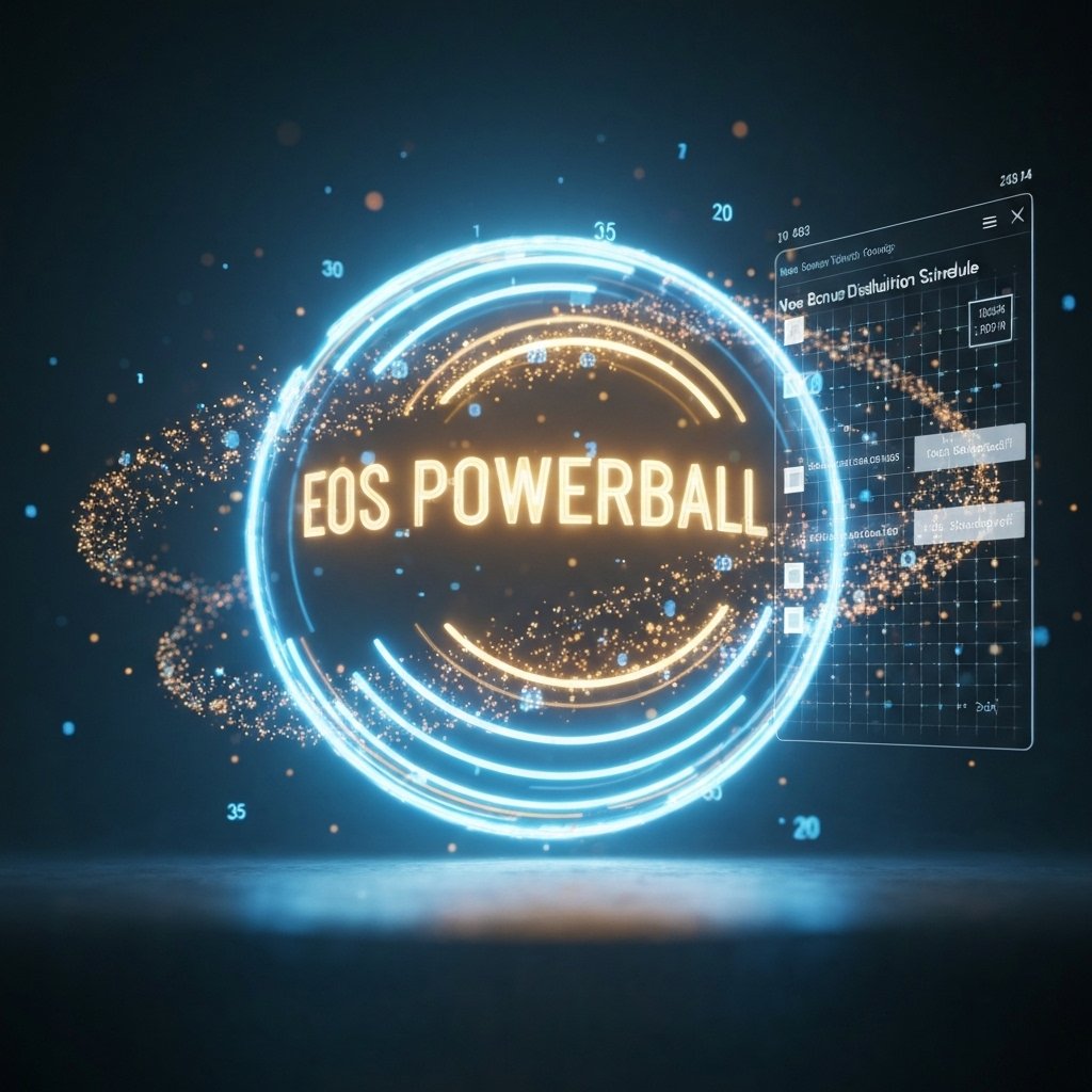 EOS파워볼 신규 보너스 지급 일정 관련 이미지